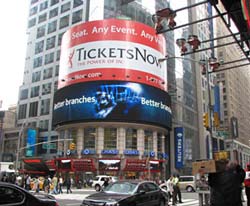 David Kaplan - Times Square billboard